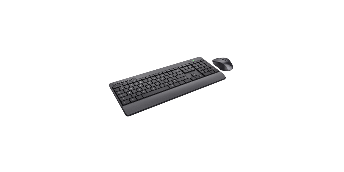 Kit Tastatura si Mouse Trust Trezo Comfort Wireless, Negru 24529 