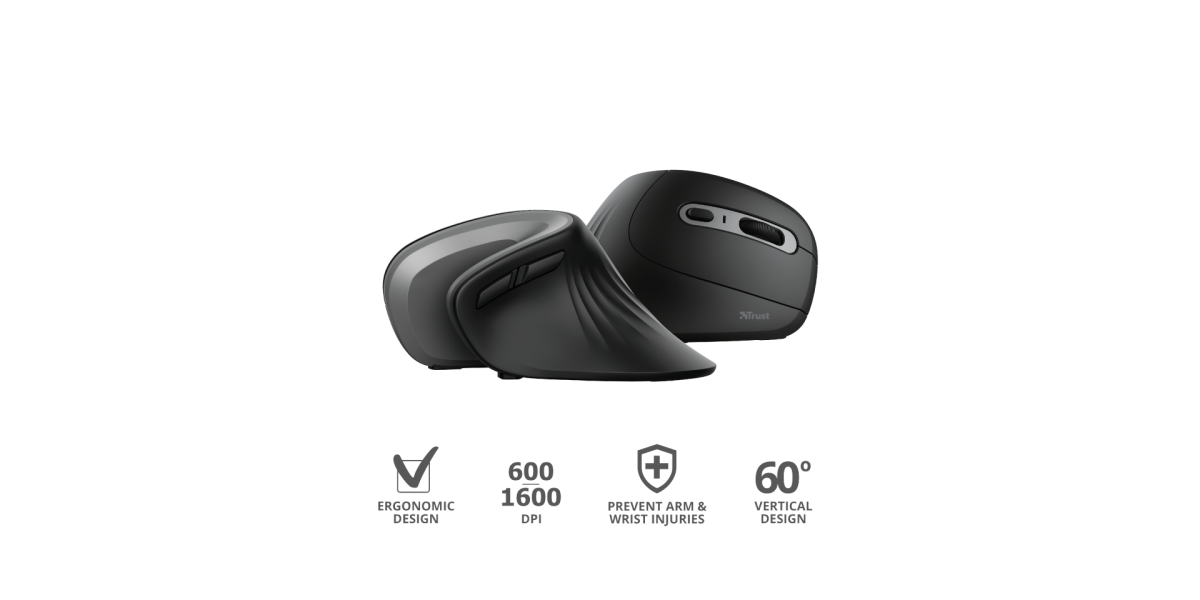 Mouse Trust Verro Ergonomic Wireless Mouse (23507) 693300