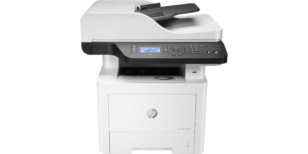 Multifunctional laser Monocrom HP MFP 432FDN, A4, Duplex, ADF, Alb 7UQ76A 