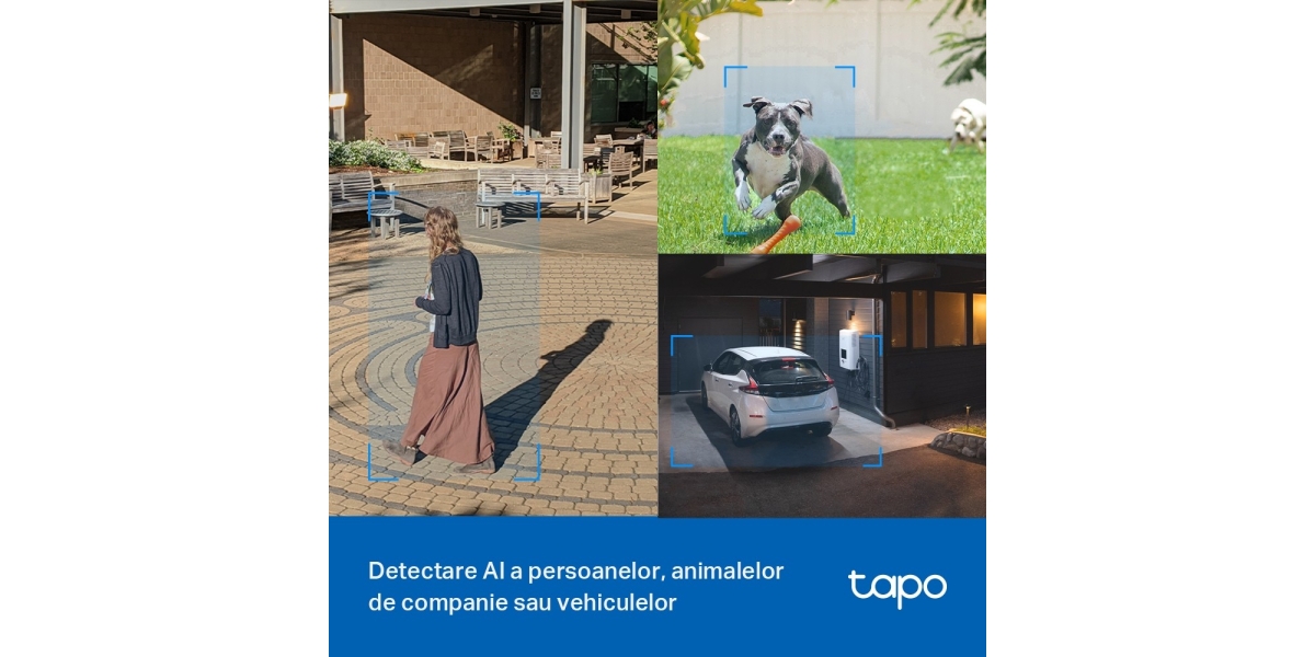 Tapo C520WS TP-Link - camera IP Exterior TP-LINK, 2K QHD 2560x1440, 360...