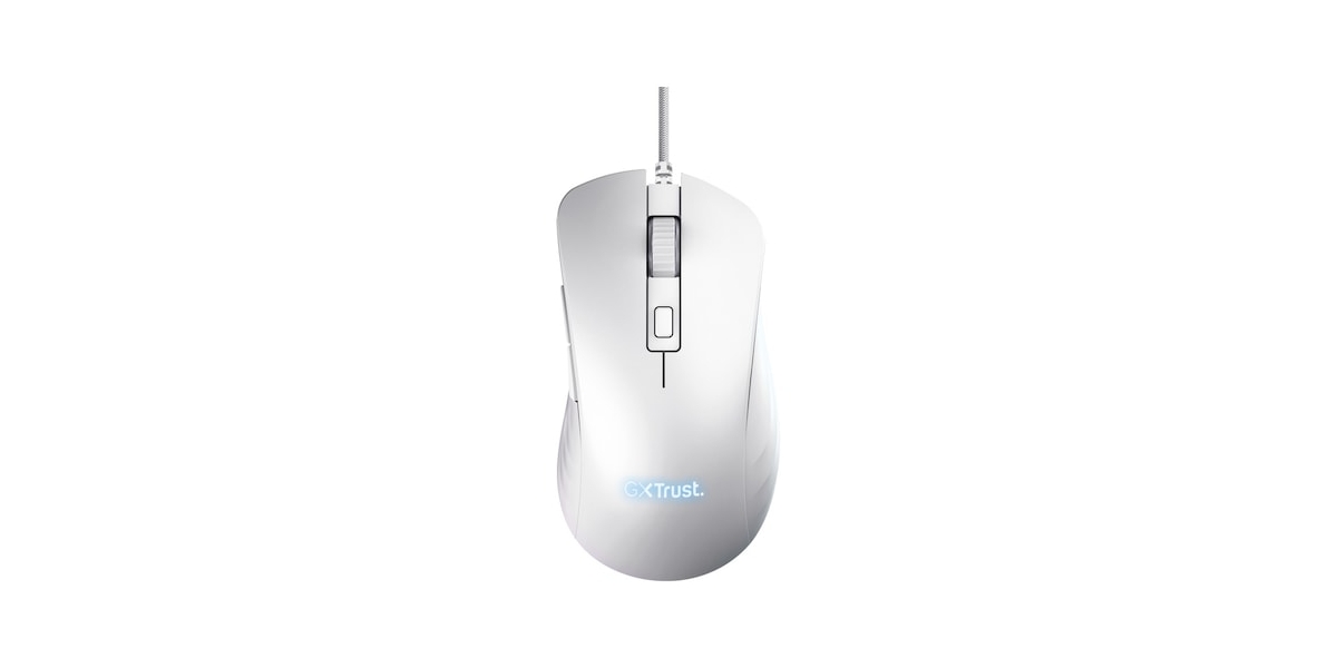 Mouse gaming Trust GXT924W Ybar+, 25600 DPI, alb TR-24891 