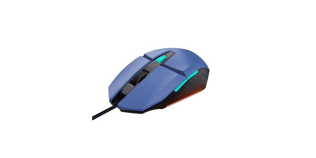 Mouse Optic Trust GXT109B Felox, USB, 6400 DPI, Albastru TR-25067 