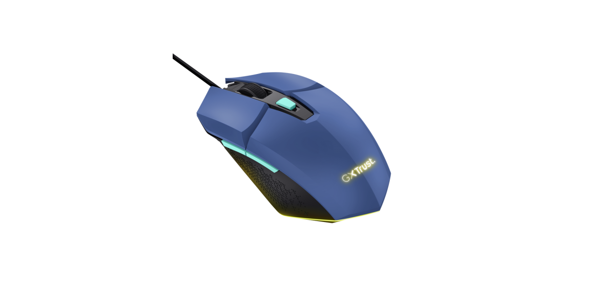 Mouse Optic Trust GXT109B Felox, USB, 6400 DPI, Albastru TR-25067 694491