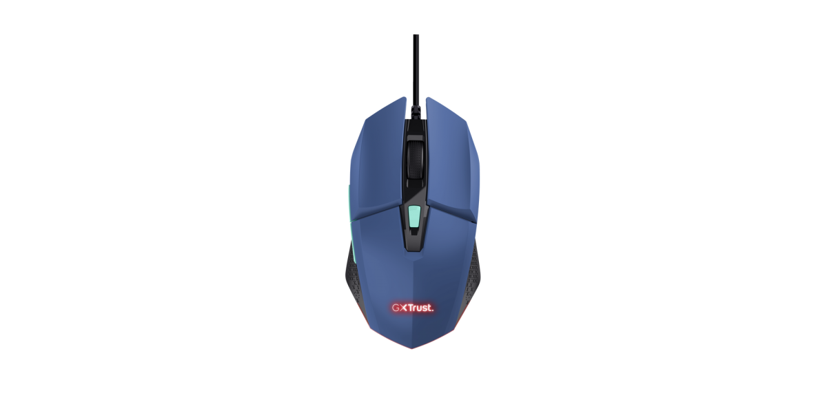 Mouse Optic Trust GXT109B Felox, USB, 6400 DPI, Albastru TR-25067 694494