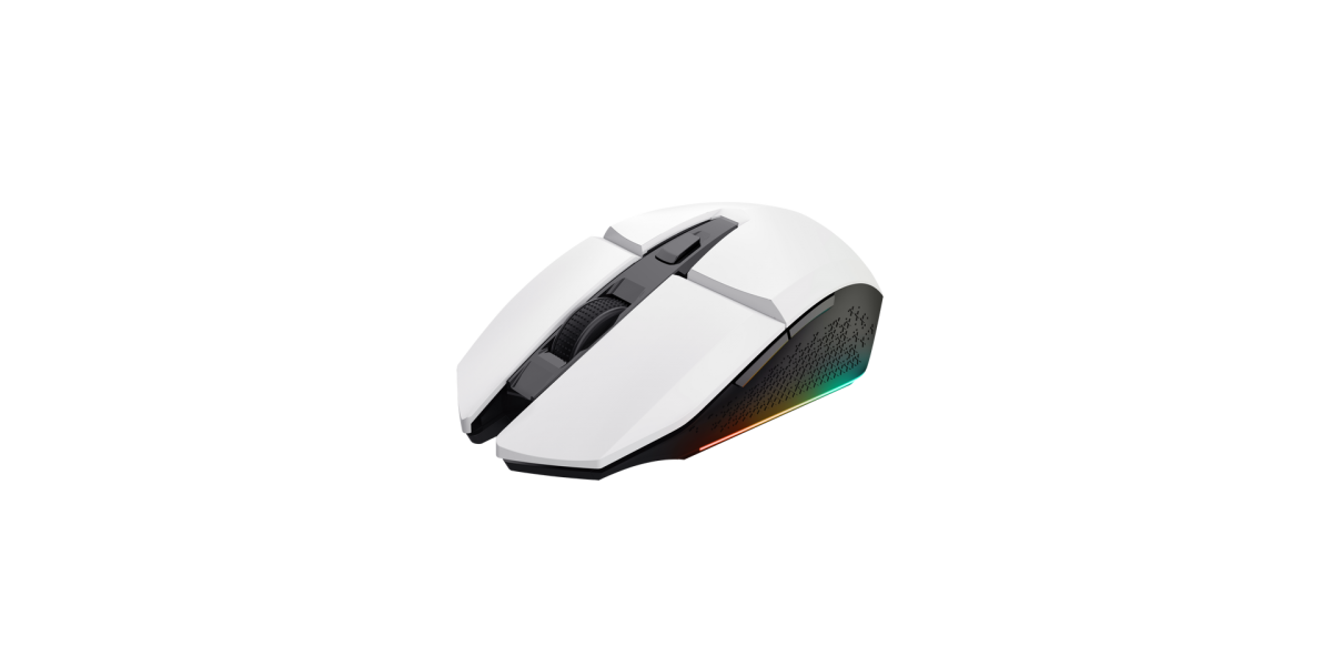 Mouse Optic Trust GXT110W Felox, 4800 DPI, USB Wireless, Alb TR-25069 