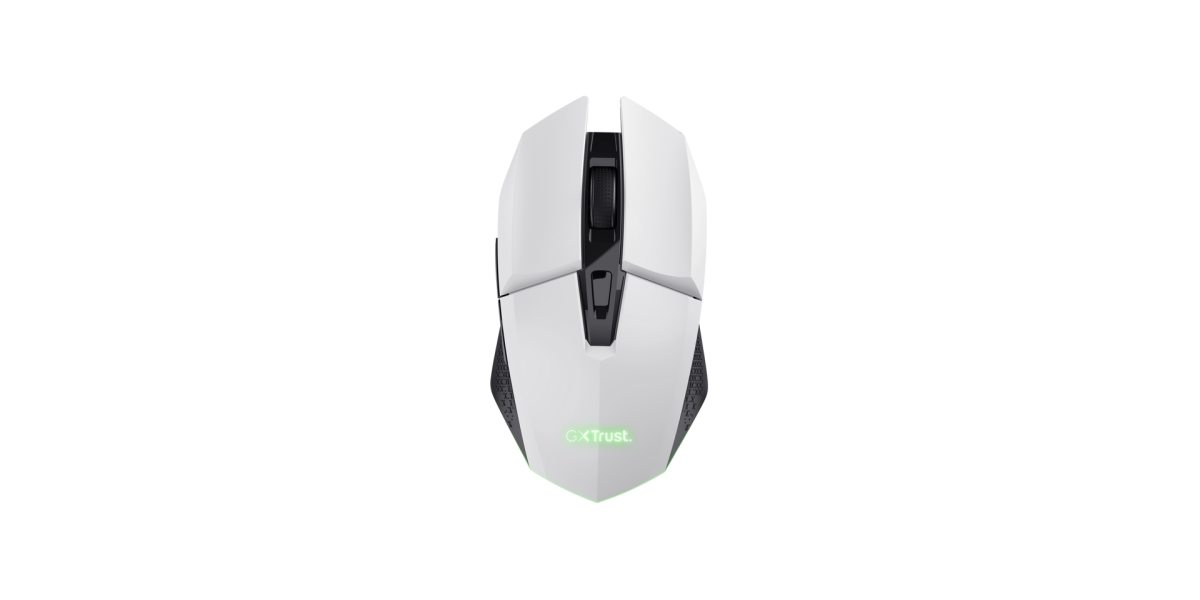 Mouse Optic Trust GXT110W Felox, 4800 DPI, USB Wireless, Alb TR-25069 694485