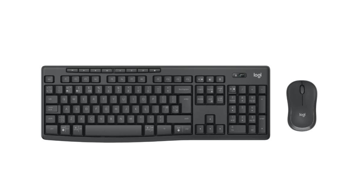 Kit tastatura cu mouse Logitech MK370, Wireless, Negru (920-012077) 