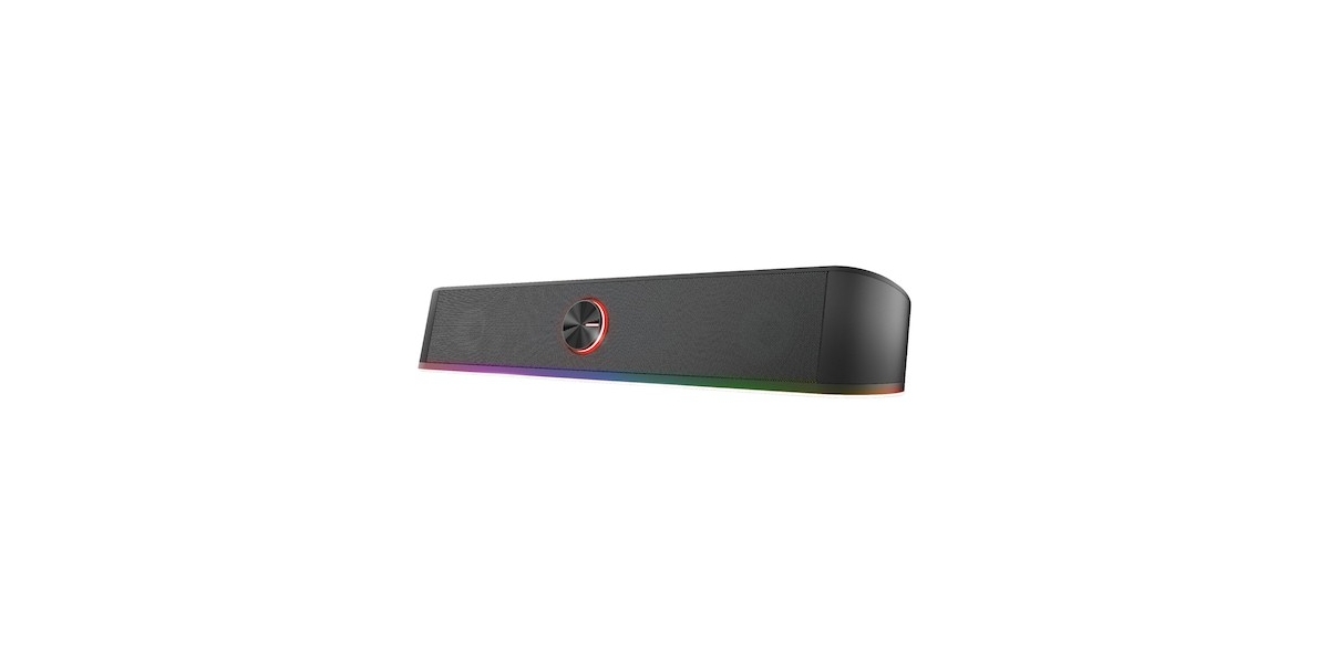 Soundbar gaming PC Trust GXT619 Thorne, iluminare RGB, Negru 24007 