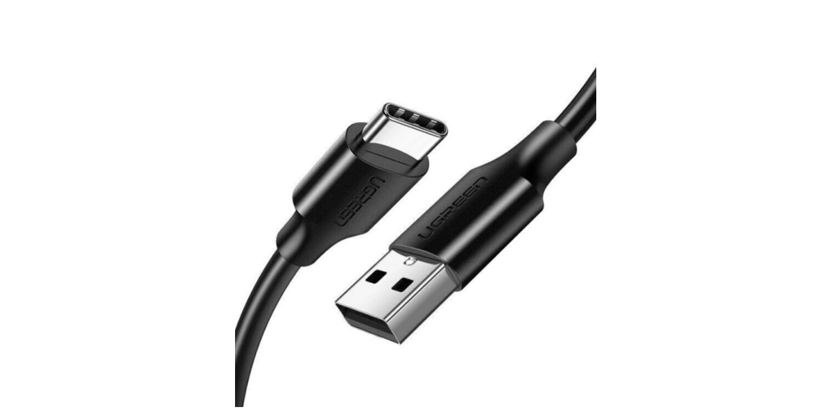 Cablu alimentare si date Ugreen US287, USB la USB Type-C 3A, 1m, negru 