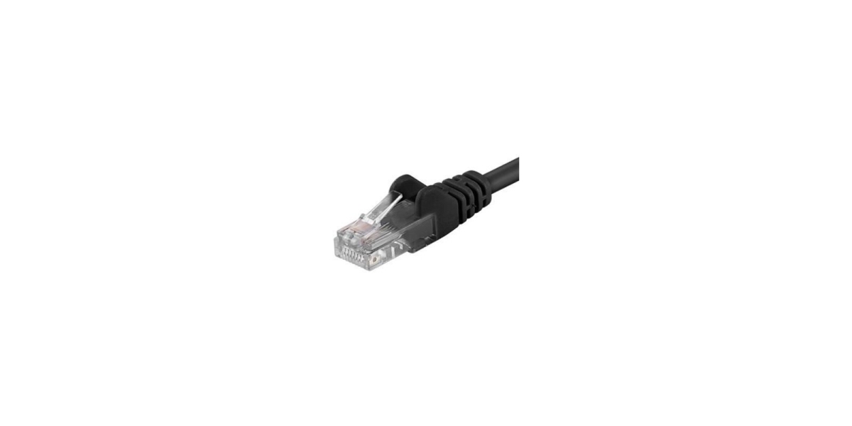 Patch cord UTP RJ45-RJ45 Cat.6 1.5m negru 