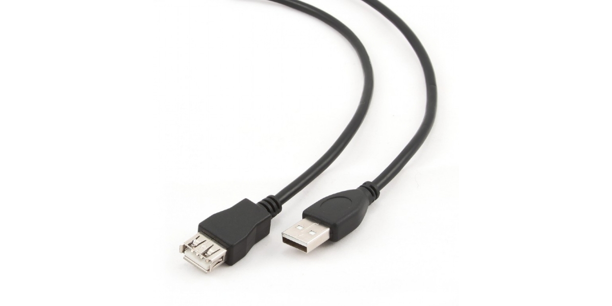 Cablu prelungitor USB GEMBIRD 1.8m, USB 2.0 (T) la USB 2.0 (M), conectori...