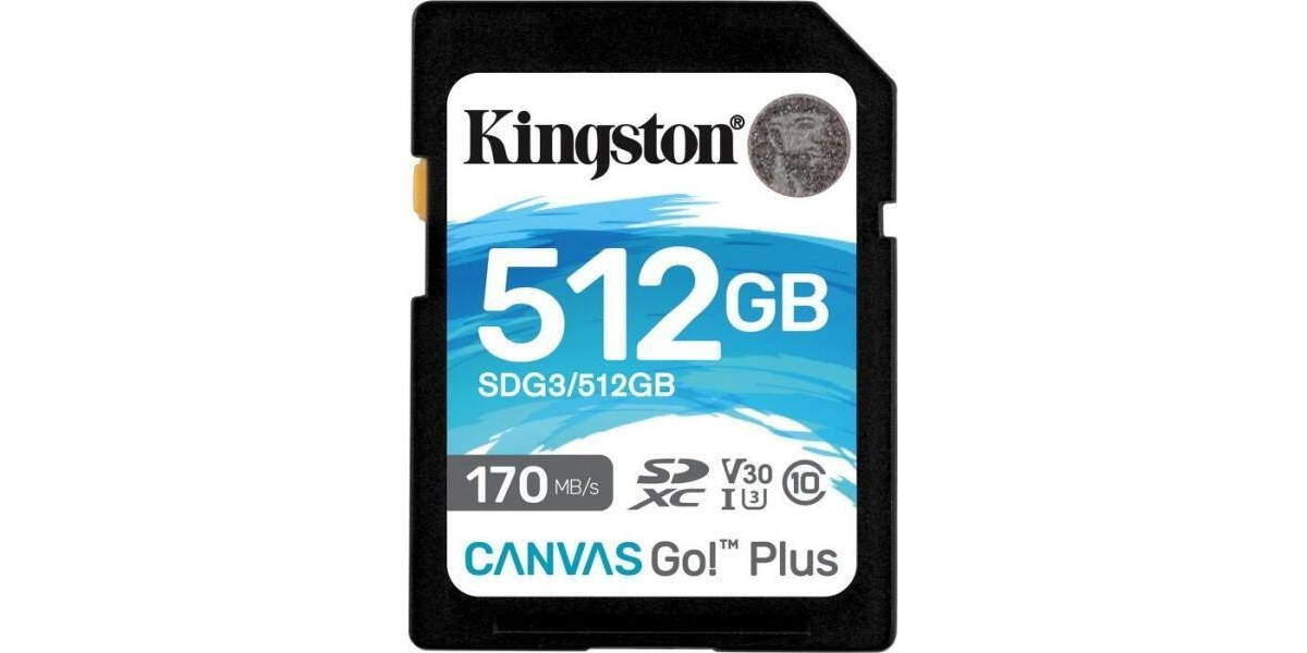 Card de Memorie SD Kingston Canvas GO Plus, 512GB, Class 10 