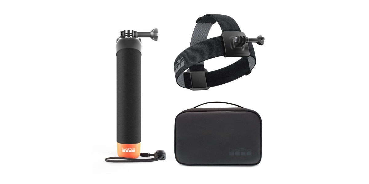 Kit Accesorii GoPro AdventureHandler Head Strap, Clip mount, Case (AKTES-003) 