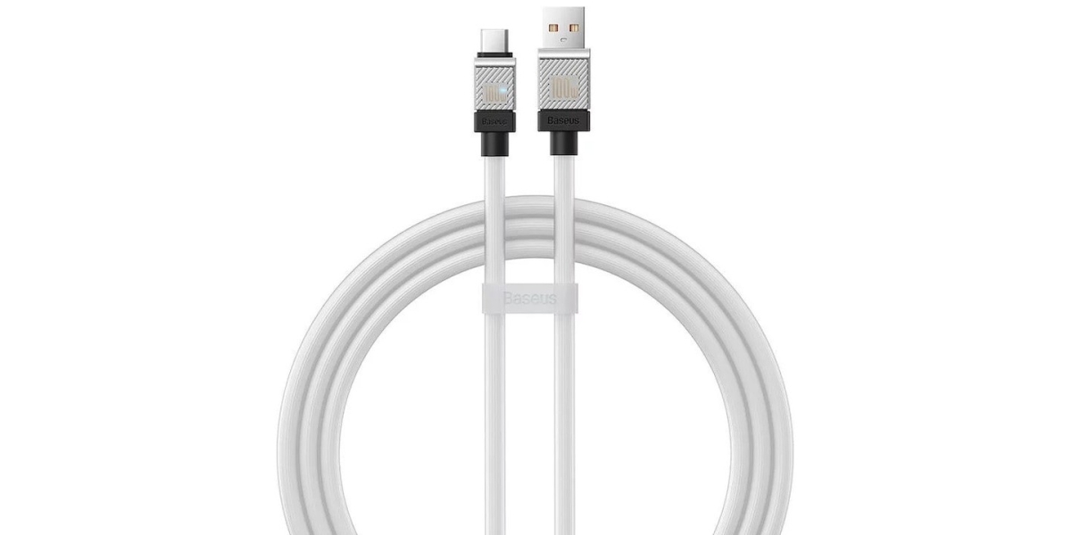 Cablu alimentare si date Baseus CAKW000602, USB la USB Type-C, 100W, 1m, alb 