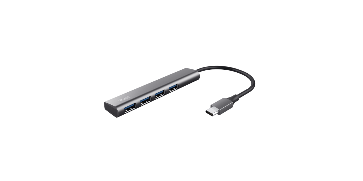 Hub USB Trust HALYX USB-C, 4-porturi USB3.2 (24948) 