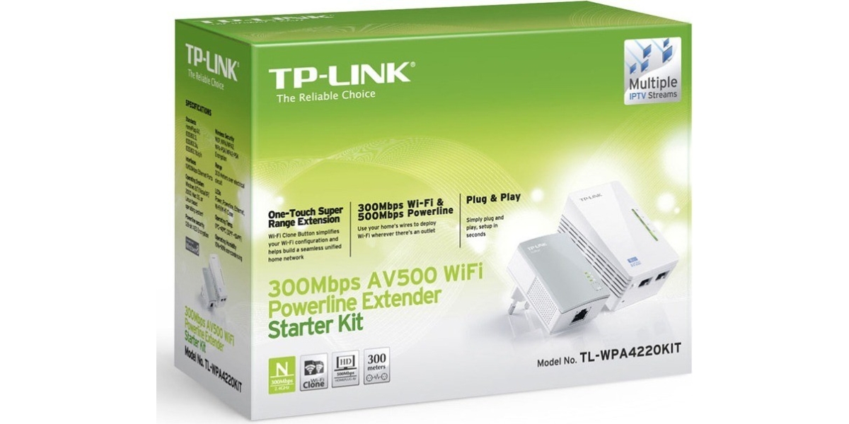 Kit Adaptor Powerline TP-Link TL-WPA4220KIT 765387