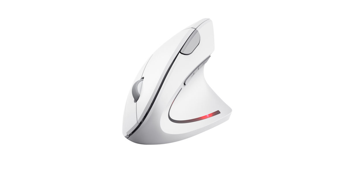 Mouse Trust Verto Wireless Ergo Alb (25132) 