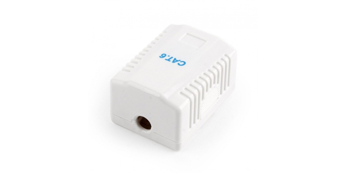 Priza RJ45 GEMBIRD Cat6. UTP, 1 x RJ45, include kit montare, alb...