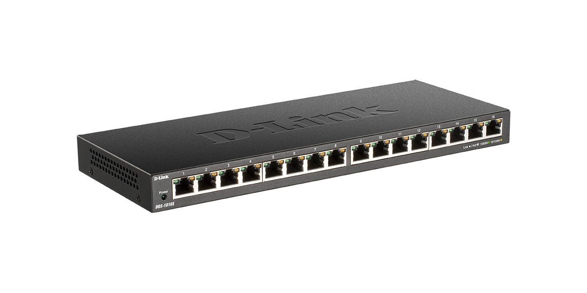 Switch D-Link DGS-1016S, 16 porturi, 32Gbps 