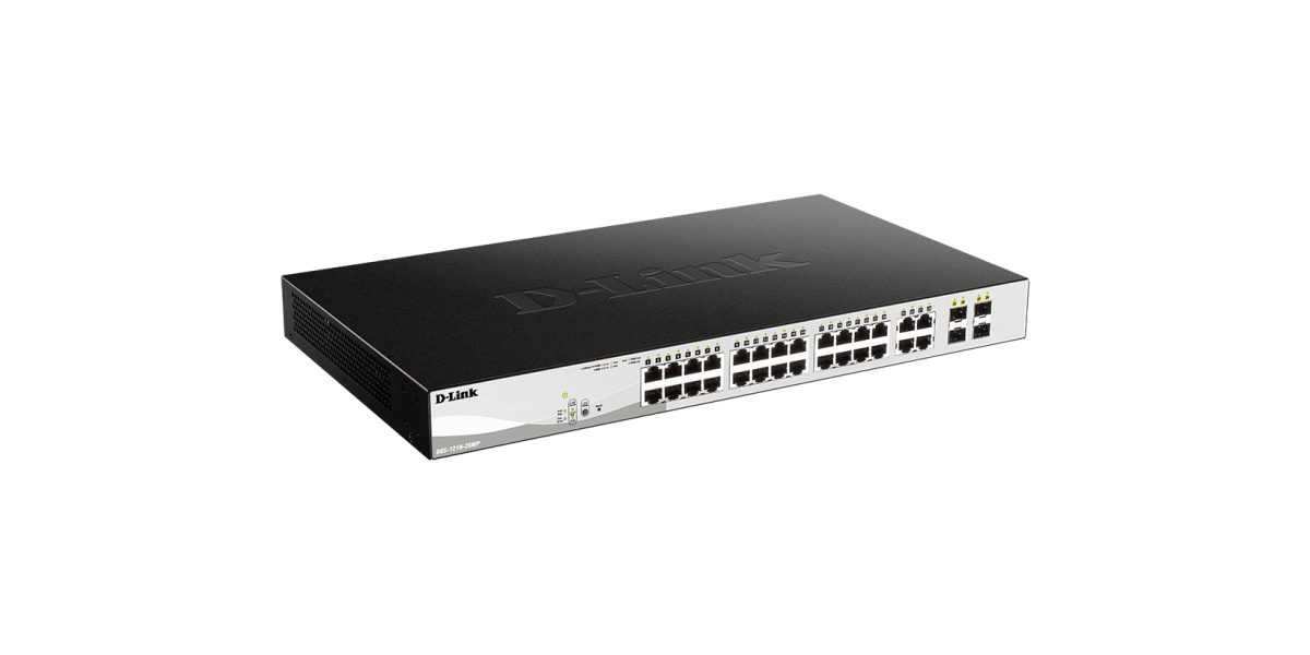 Switch D-link DGS-1210-28MP, 28 Porturi Gigabit, 24 x PoE+ 765185