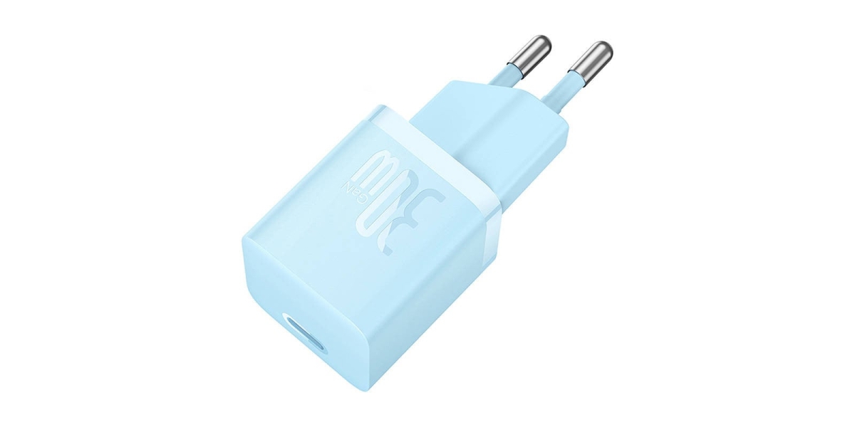 Incarcator retea Baseus Mini, GaN5 Fast Charger 30W, 1 x USB Type-C 5V/3A,...