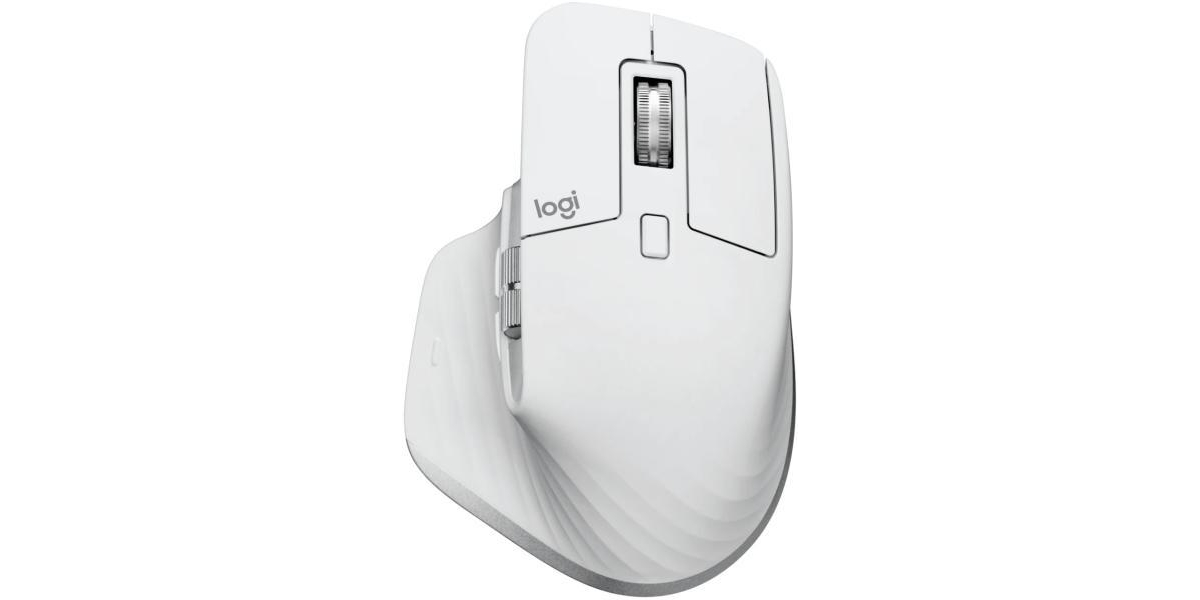 Mouse wireless Logitech MX Master 3S Performance, gri deschis, EMEA 