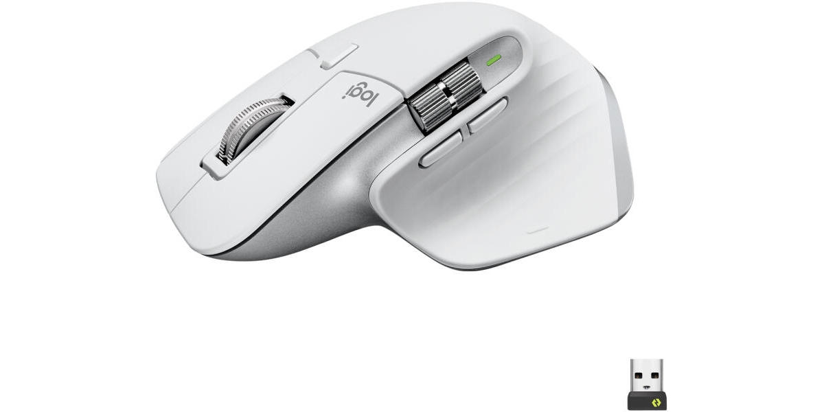 Mouse wireless Logitech MX Master 3S Performance, gri deschis, EMEA 766449