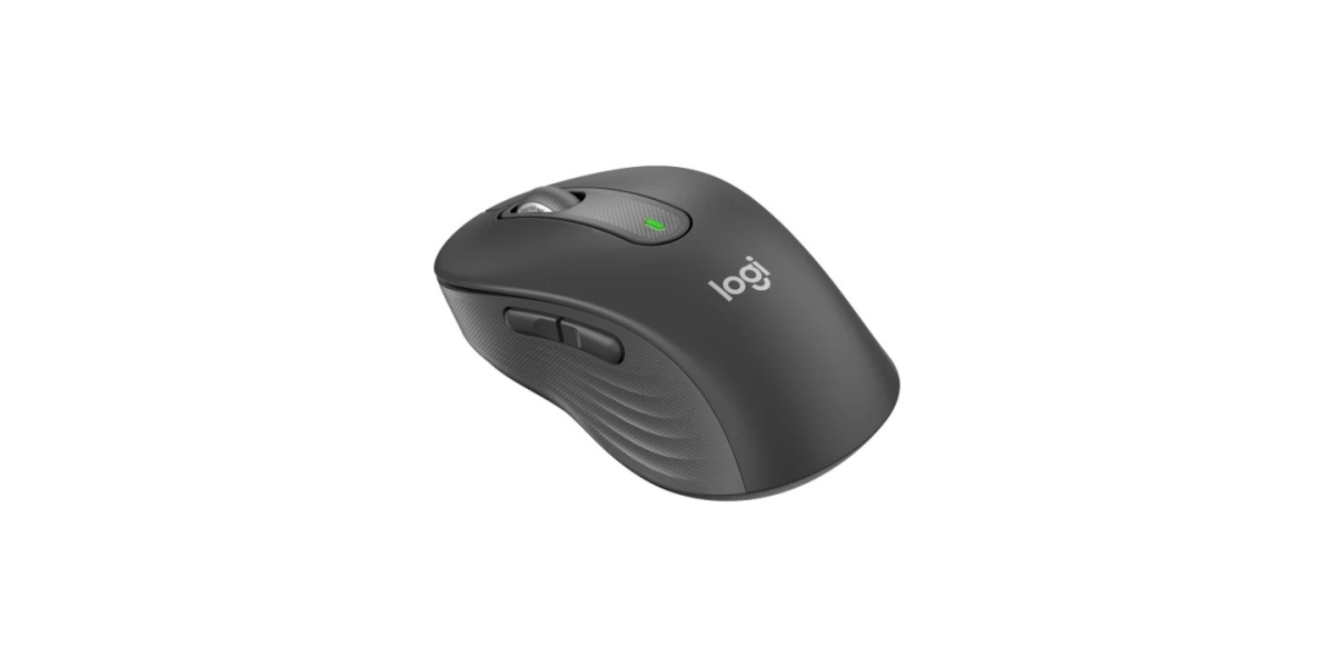 Mouse Wireless Logitech Signature M650 Grafit, Silentios, Ergonomic 765575