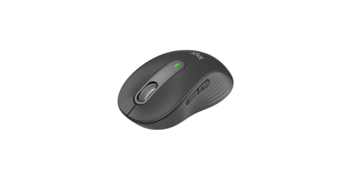 Mouse Wireless Logitech Signature M650 Grafit, Silentios, Ergonomic 765576