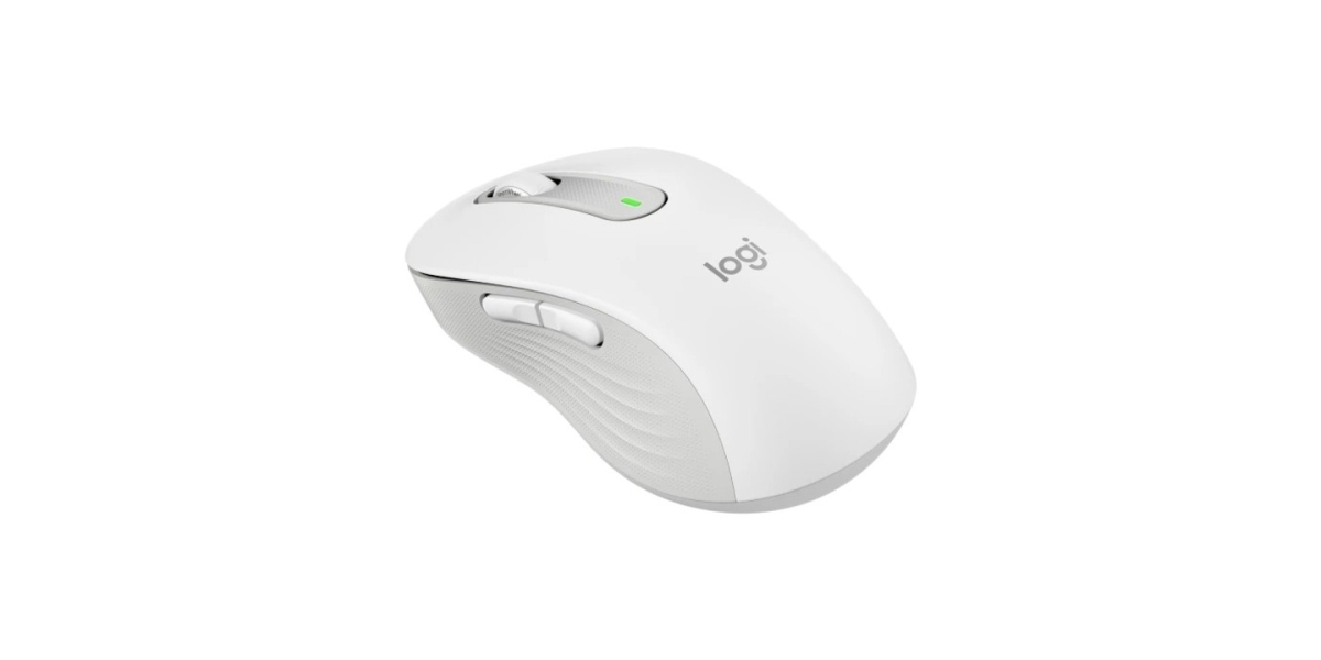 Mouse wireless Logitech Signature M650 L, Alb crem (M650L) 765588