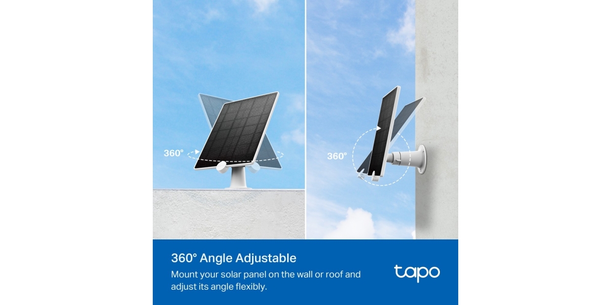 Panou solar TP-Link Tapo A200, pentru camerele IP Tapo C420 si Tapo C400,...