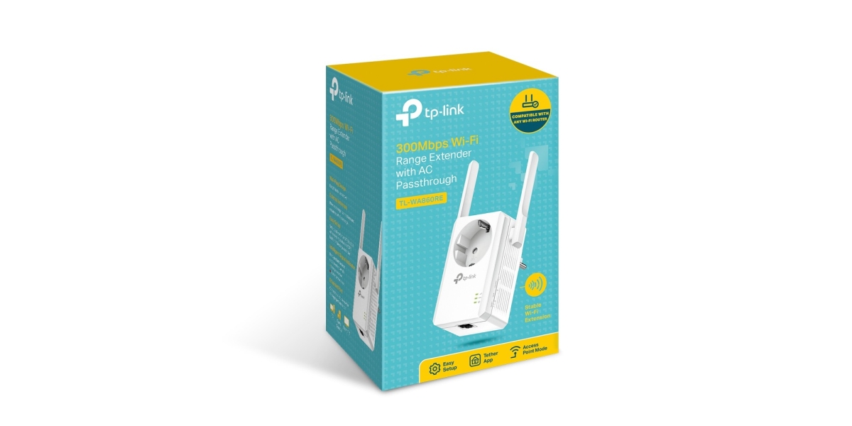 Range Extender TP-Link TL-WA860RE wireless 300mbps, extra priza 765683