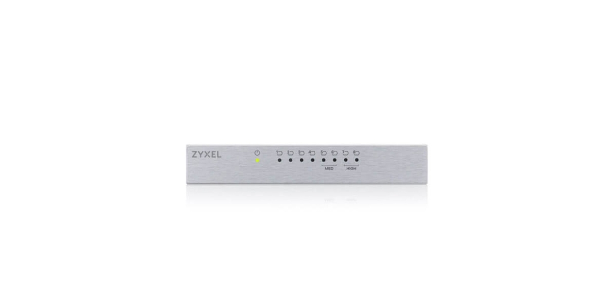 Switch ZyXEL GS-108B v3, 8 porturi Gigabit, managed, carcasa metalica 766412