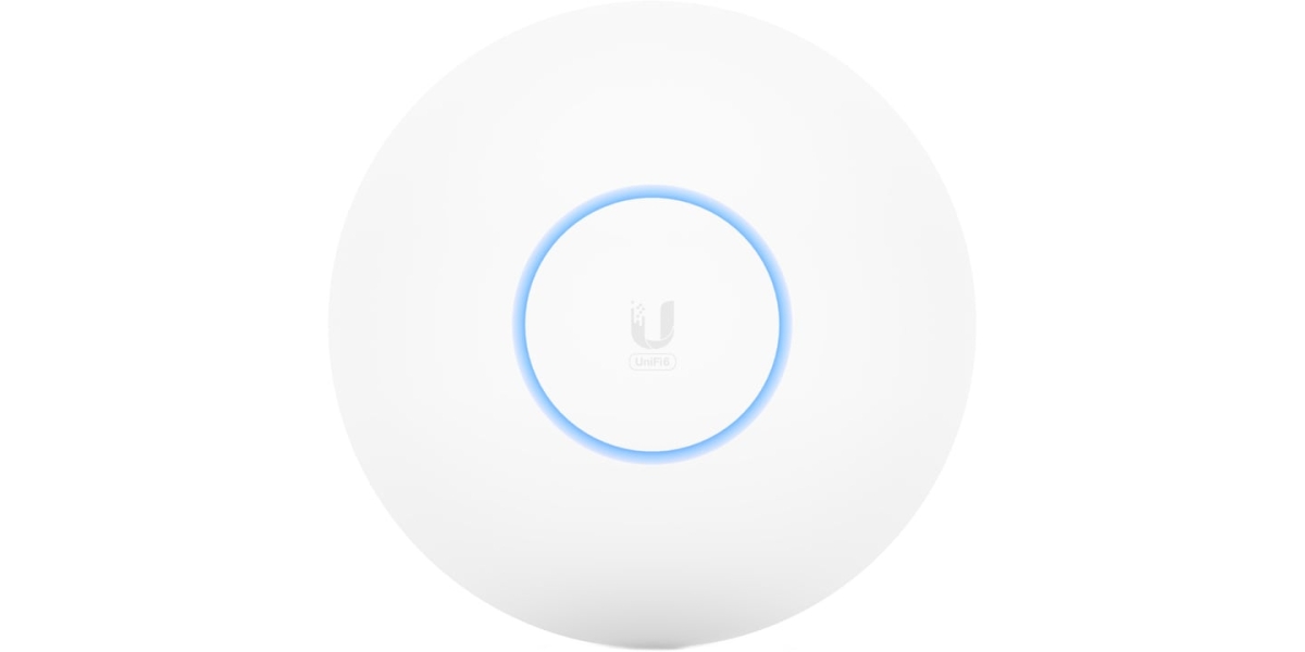 Access Point Ubiquiti U6 interior, 2400 Mbps, PoE, 2.4 - 5 GHz (U6-LR) 