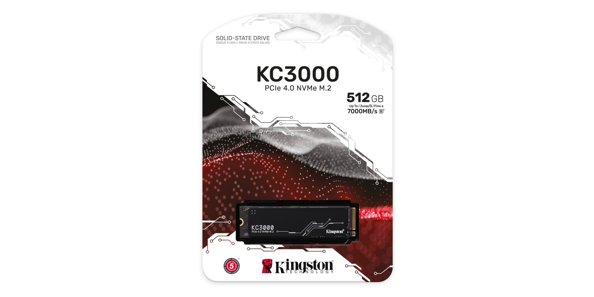 SSD Kingston KC3000 512GB M.2 PCIe NVMe (SKC3000S/512G) 766637