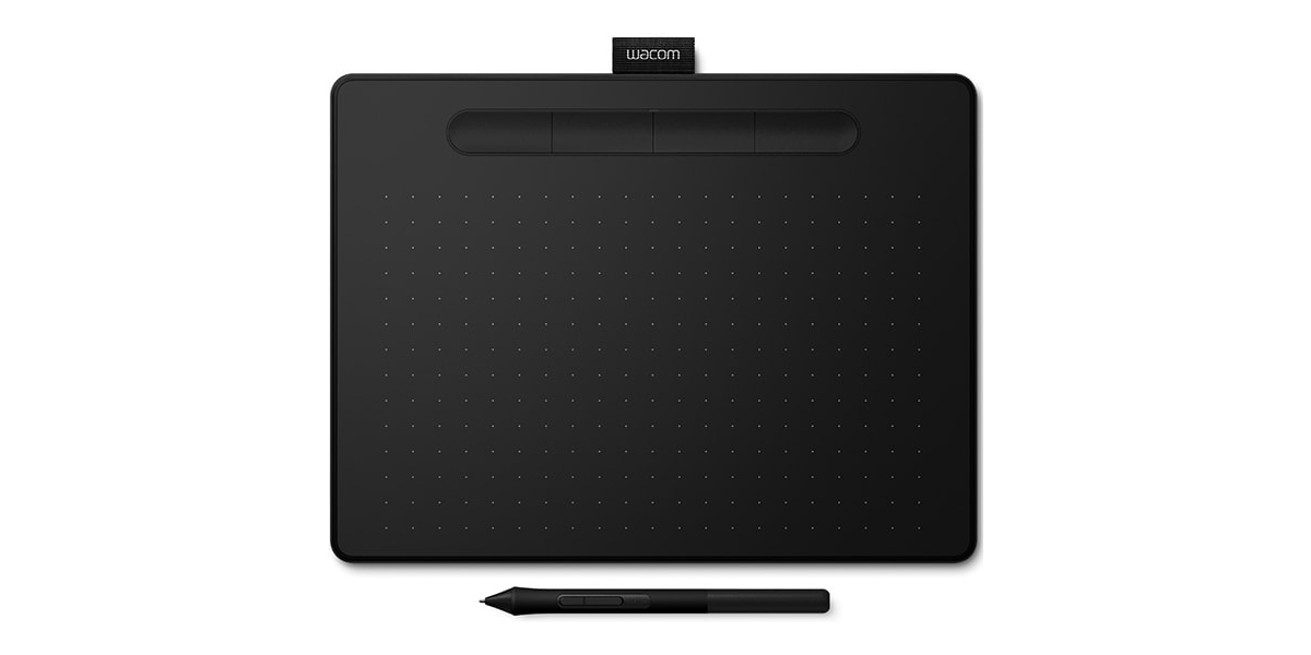 Tableta grafica Wacom Intuos M Bluetooth, Black (CTL-6100WLK-N) 