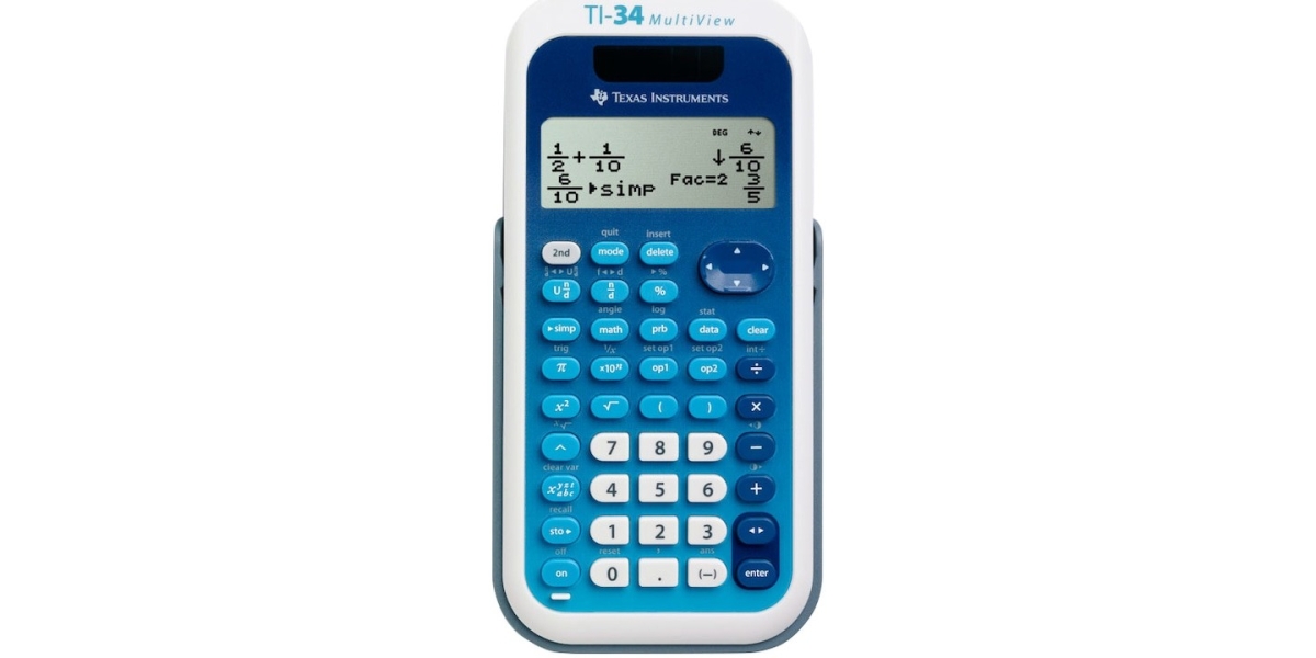 Calculator stiintific de birou Texas Instruments T34 Multiview, albastru...