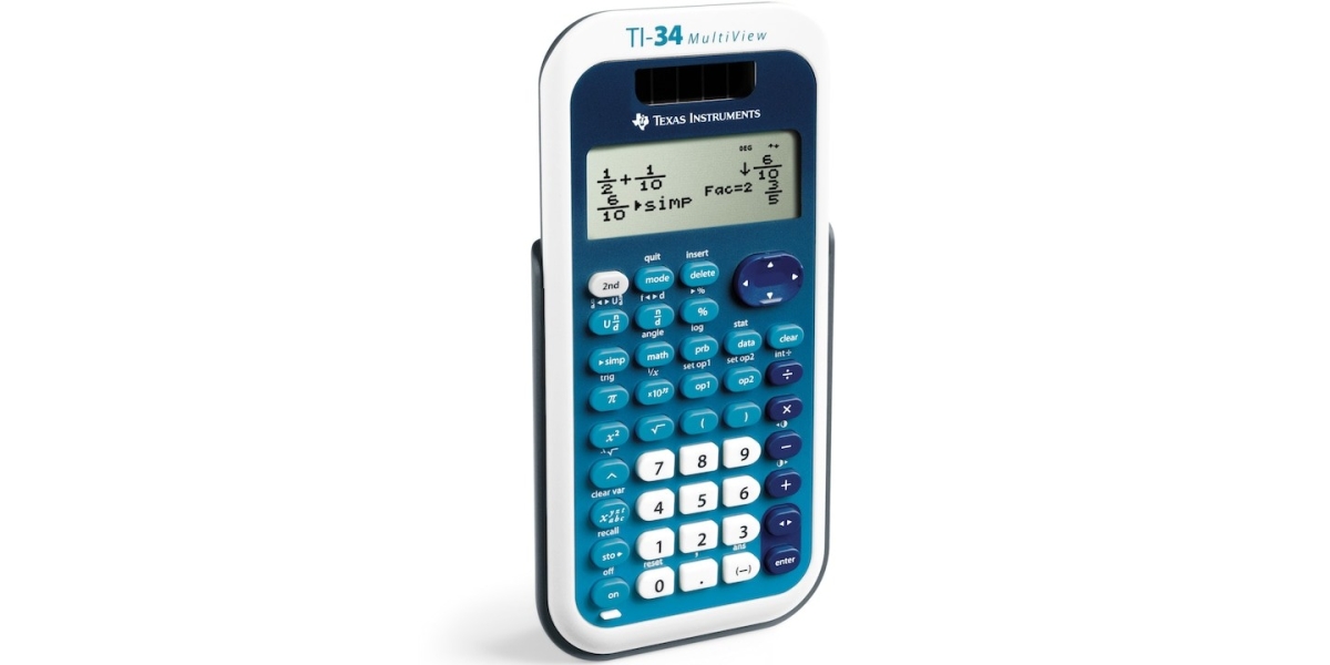 Calculator stiintific de birou Texas Instruments T34 Multiview, albastru...