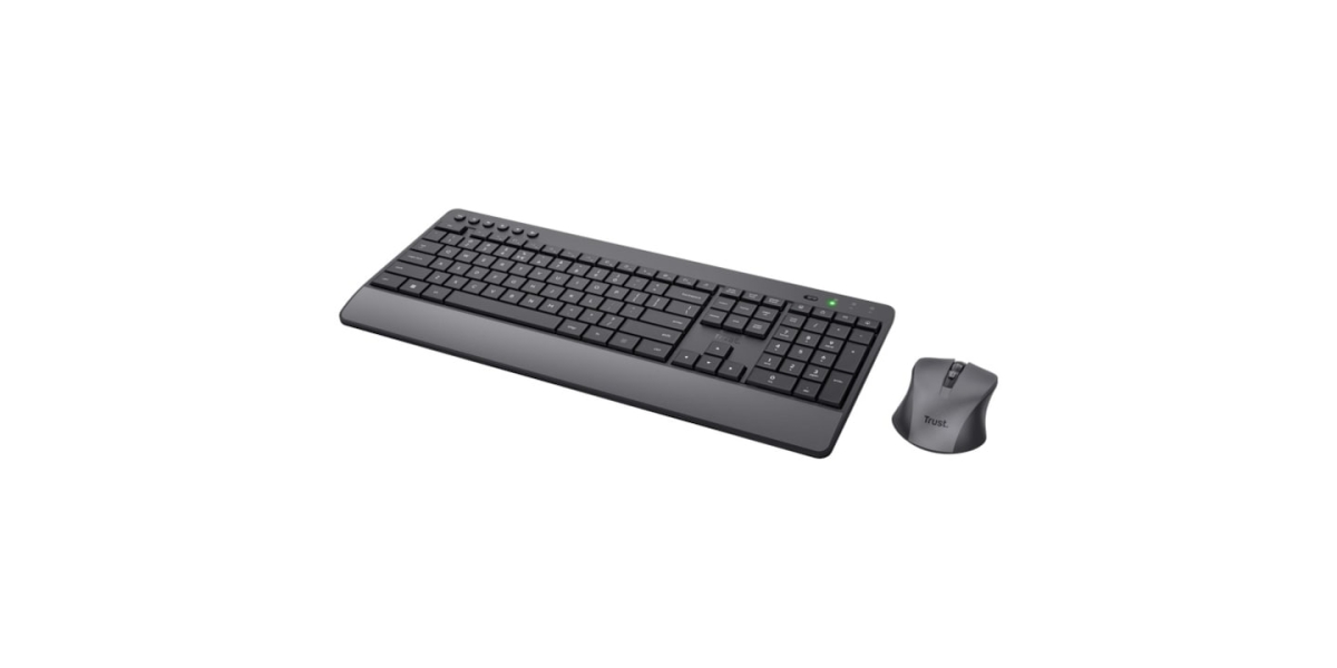 Kit Tastatura si Mouse Trust Trezo Comfort Wireless, Negru 24529 768276