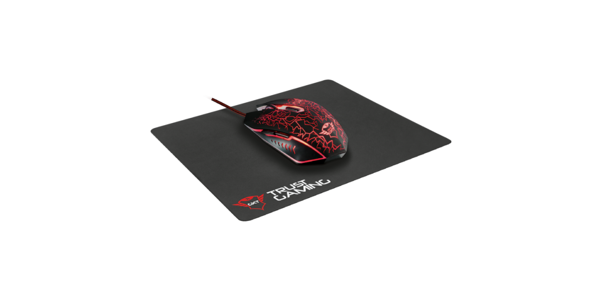 Mouse Gaming Trust & Mouse Pad GXT 783 Izza, negru 22736 768121