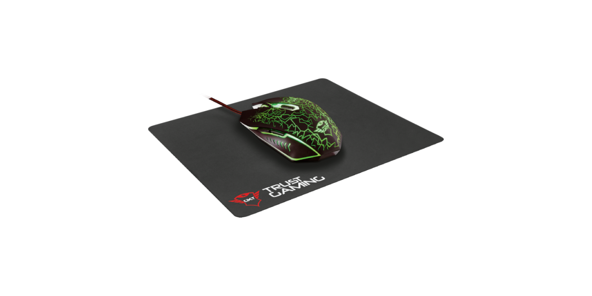 Mouse Gaming Trust & Mouse Pad GXT 783 Izza, negru 22736 768122