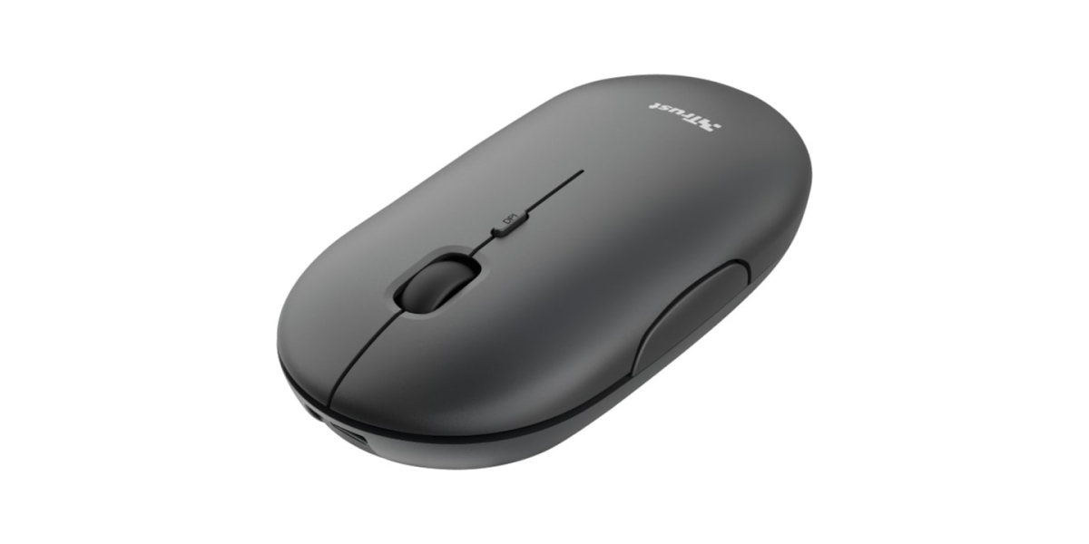 Mouse Wireless Trust Puck, 2.4GHz si Bluetooth, negru 24059 768135