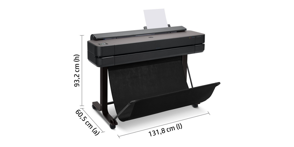 Plotter inkjet Color HP DesignJet T630, A0, Wireless, Duplex, Negru 5HB11A...