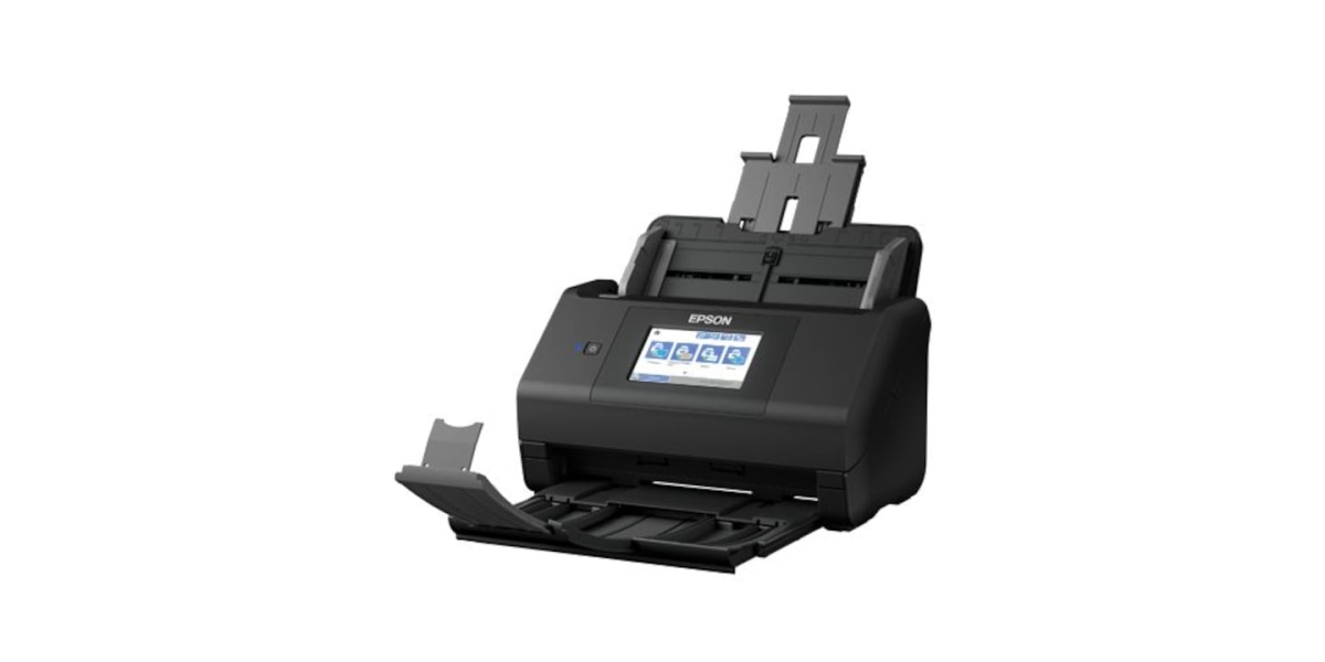 Scanner portabil Epson WorkForce ES-580W, A4, Duplex, ADF, Negru B11B258401 