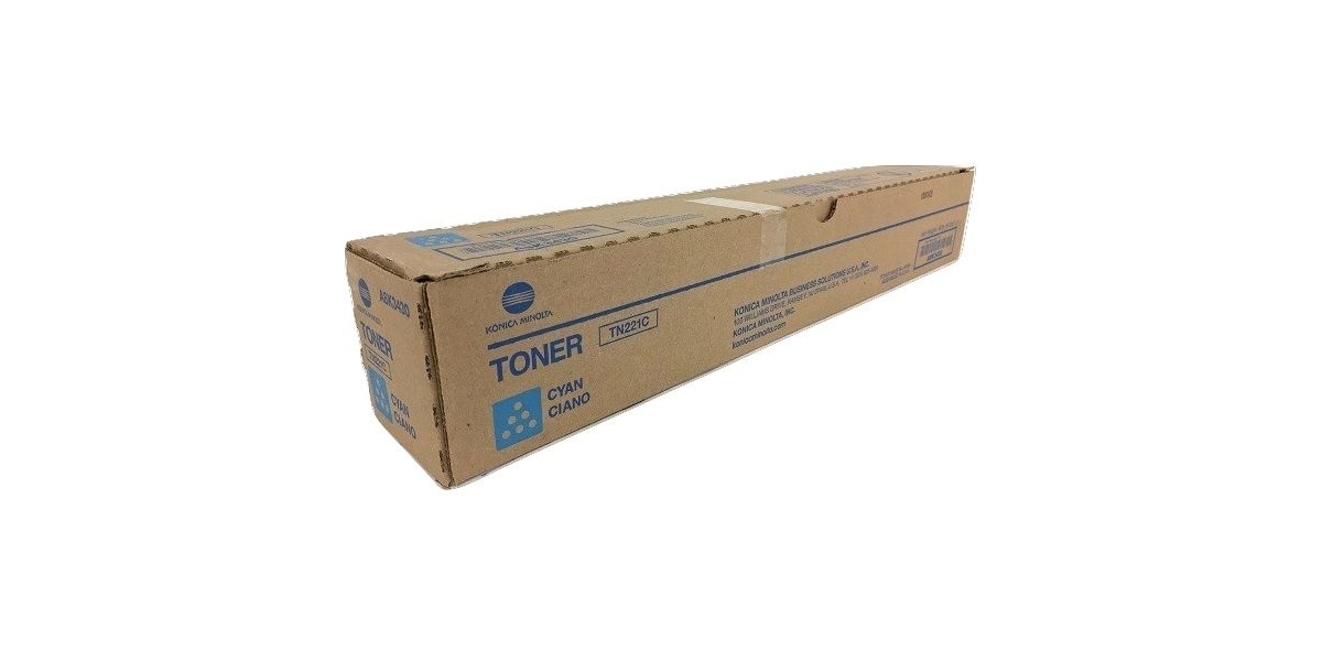 Toner Original Konica-Minolta Cyan TN-221C pentru Bizhub C227/C287,...