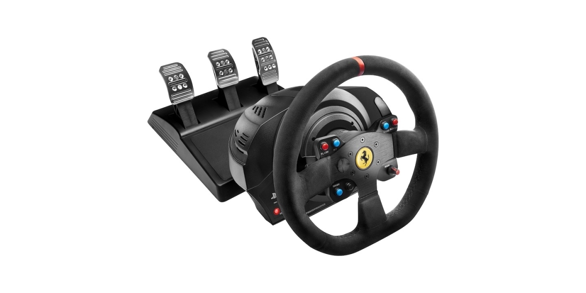 Volan Gaming Thrustmaster T300 Ferrari Integral Alcantara Edition (PC/PS),...