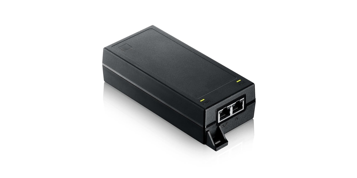 Injector PoE ZyXel POE12-60W-EU0101F, port Gigabit/2500 x 1, carcasa plastic 