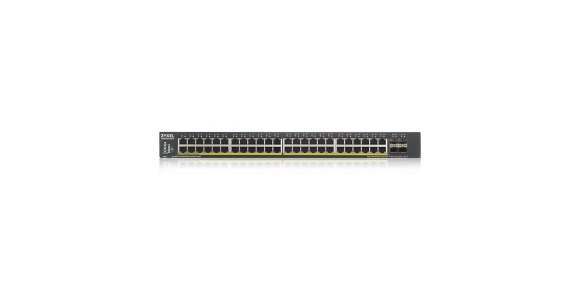 Switch cu management L3 Zyxel XGS1930-52HP-EU010, 48 x Gigabit, 4x SFP, Negru...