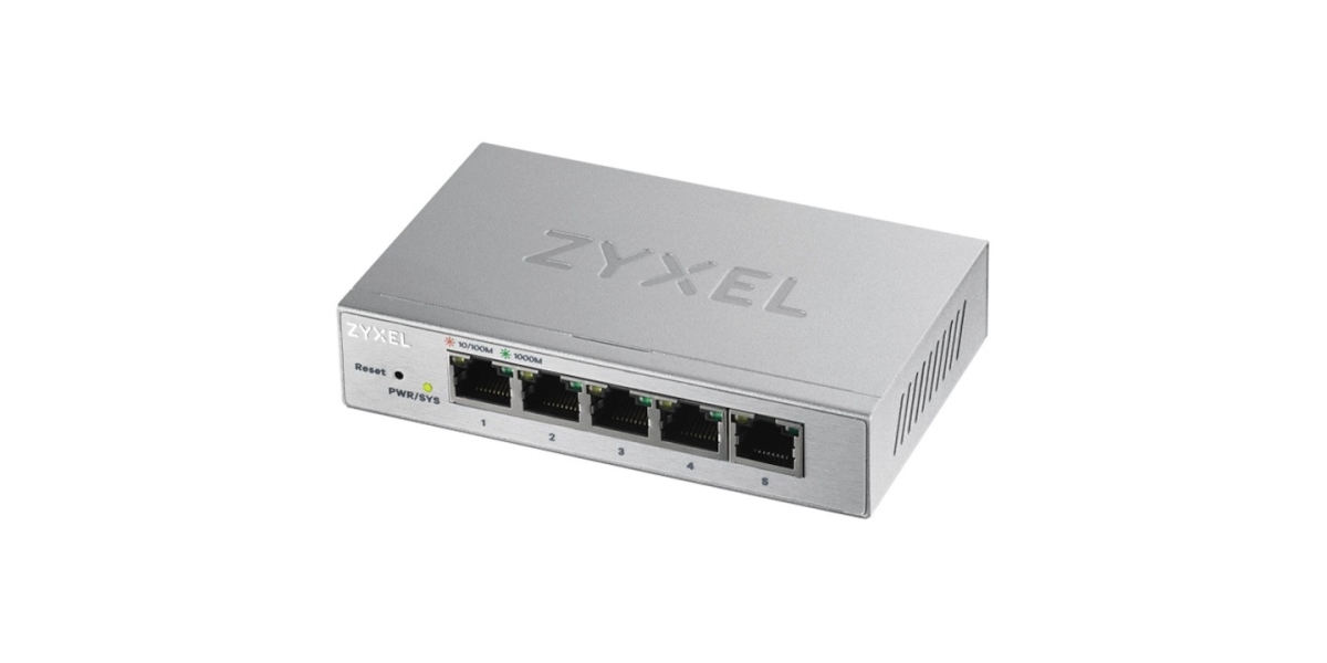 Switch Zyxel GS1200-5-EU0101F, porturi Gigabit x 5, managed, carcasa...