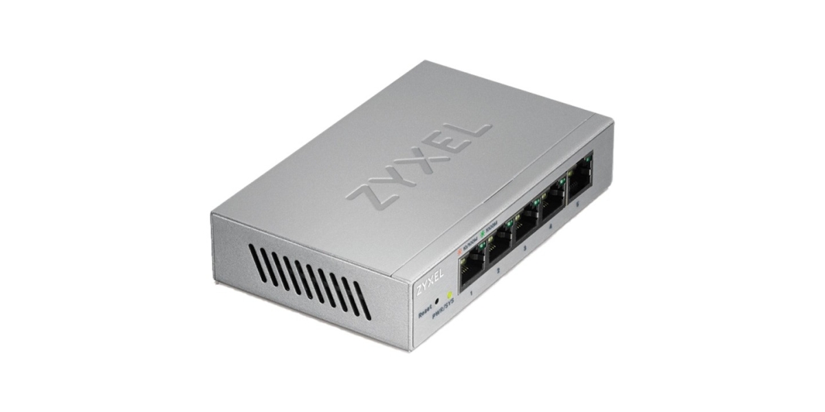 Switch Zyxel GS1200-5-EU0101F, porturi Gigabit x 5, managed, carcasa...